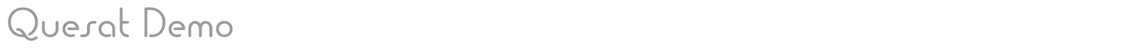 Quesat font preview